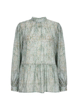 Load image into Gallery viewer, 41005 - Bow detail Blouse - Green - Soya Concept