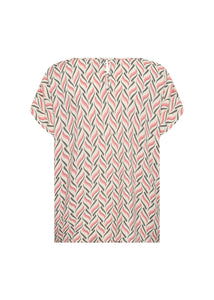 41061 - Geometric Print T-Shirt - Soya Concpet