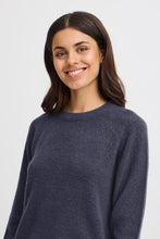 Load image into Gallery viewer, 4492- Round Neck Jumper-Indigo- Fransa