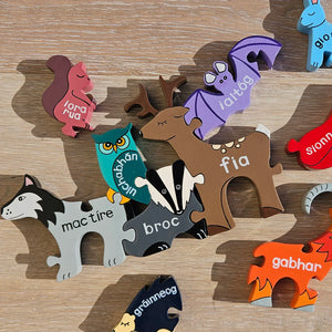 Irish Wildlife Jigsaw - Alphabet Jigsaw