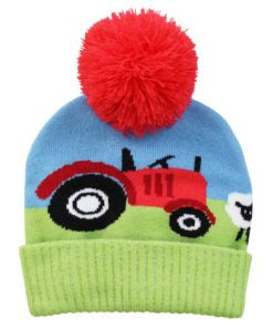 HKFY - Knitted Tractor Hat - Powell Craft