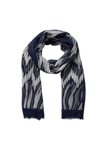 51316- Multi Tone Scarf- Navy Mix- Soya Concept