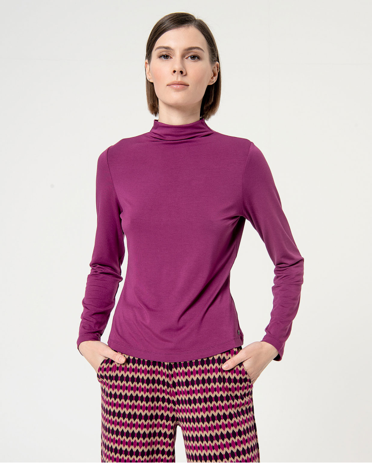 013 - Purple Long Sleeve Top - Surkana