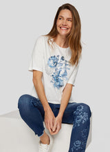 Load image into Gallery viewer, 213300 - Denim Love Embellished T-Shirt - Rabe