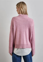 Load image into Gallery viewer, 302899-Pink Stand Up Collar Jumper -Street One