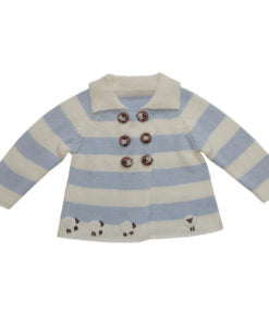 Stripped Sheep Pram Coat - Powell Craft