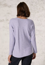 Load image into Gallery viewer, 322386- Gentle Lilac V- Neck Jumper - Cecil