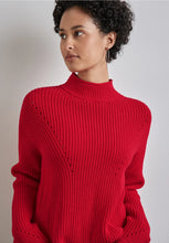 Load image into Gallery viewer, 302902- Red Turtleneck Jumper - Street One