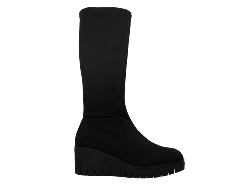 9619 - Black Knee high Boot - Valeria’s