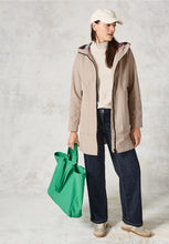 Load image into Gallery viewer, 101030 - Modern Cotton Coat - Creamy Almond  - Cecil