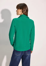 Load image into Gallery viewer, 321766 - Green Zip up Sweatshirt - Cecil