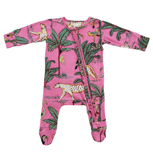 Pink Safari Babygro - Powell Craft