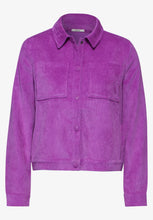 Load image into Gallery viewer, 212236 - Purple Short Cord Jacket - Cecil