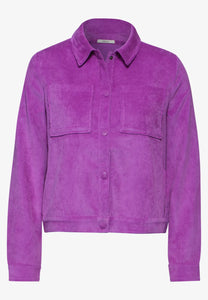 212236 - Purple Short Cord Jacket - Cecil