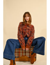 Load image into Gallery viewer, 1604- Mixed Texture Rust Jumper - Molly Bracken