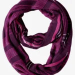 572536 - Pink Print Loop Scarf - Cecil