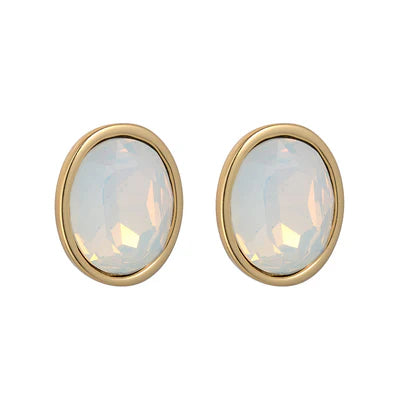 Alora White Opal Studs - Knight & Day