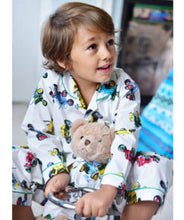 Load image into Gallery viewer, Teddy Bear with Tractor Pj’s - Powell Craft