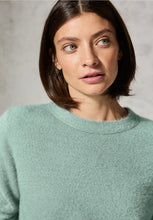 Load image into Gallery viewer, 303033- Glaced Green Featheryarn Roundneck Jumper - Cecil