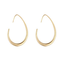 Load image into Gallery viewer, Oval Shape Hoop Earings - Knight &amp; Day