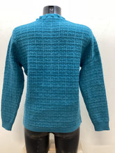 Load image into Gallery viewer, DM167- Petrol Pearl Button Cardigan - Castle