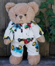 Load image into Gallery viewer, Teddy Bear with Tractor Pj’s - Powell Craft