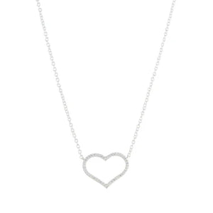 Silver Heart Necklace - Knight & Day