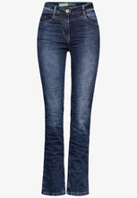 Load image into Gallery viewer, 378077 - Toronto Straight Denim Blue Wash Jeans - Cecil