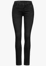 Load image into Gallery viewer, 377770- Black Thermo Jeans - Street One