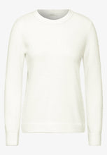 Load image into Gallery viewer, 303033- Vanilla White Featheryarn Roundneck Jumper - Cecil