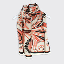 Load image into Gallery viewer, 04814 - Celina Paisley Woven Scarf - Peach Cream - Forever England