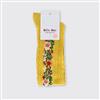 03621 - Floral Garland Socks - Yellow - Millie Mae