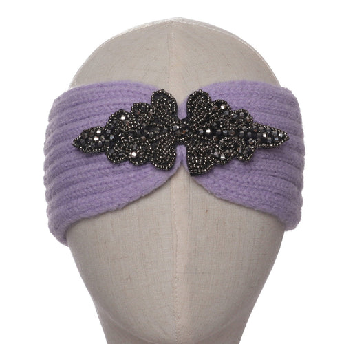 6017611 - Lilac Beaded Detailed Headband - Zelly