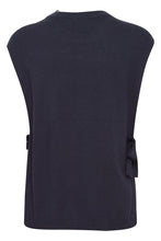 Load image into Gallery viewer, 3268- Knitted Waistcoat- Navy- Fransa