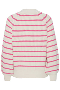 3245- Rose Stripe Knit Jumper- Fransa