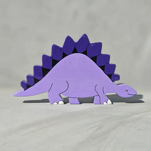 Load image into Gallery viewer, Magnetic Wooden Stegosaurus