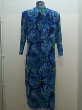 Load image into Gallery viewer, V219- Cobalt Print Buckle Dress - Via Veneto