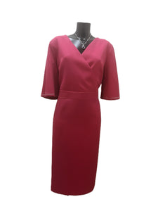 V339 - Dress - Garnet - Via Veneto