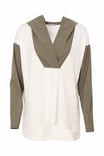 Load image into Gallery viewer, 25131 - Hooded Top with wrap Neck - Naya