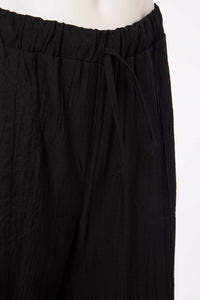 25255 - Wide Leg Trousers with Drawstring - Naya