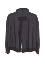 Load image into Gallery viewer, 24229 - Mixed Materials jacket with zip- Black- Naya