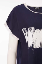 Load image into Gallery viewer, 25120 - Brush Stroke Print T-Shirt - Ora