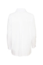 Load image into Gallery viewer, 24127- Shirt with trim @ pocket- White/Black- Ora