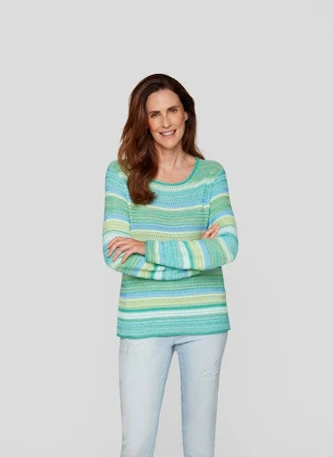 111606 - Striped Knitted Jumper - Rabe