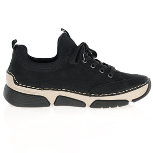 45973- Laced up Excursion Shoe-Black- Rieker