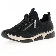 Load image into Gallery viewer, 45973- Laced up Excursion Shoe-Black- Rieker