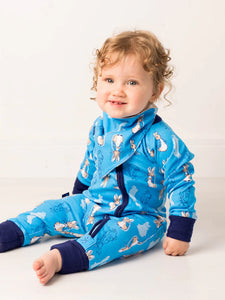 Peter Rabbit - Navy - Zip-Up Romper - Blade and Rose