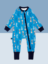 Load image into Gallery viewer, Peter Rabbit - Navy - Zip-Up Romper - Blade and Rose