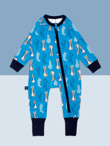 Peter Rabbit - Navy - Zip-Up Romper - Blade and Rose