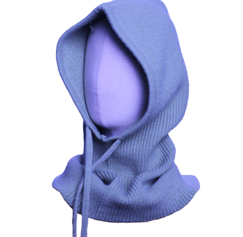 5004502 - Knitted Hood - Blue - Zelly